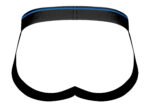 Retro Sport Panel Jock - L/ XL - Black/ Blue