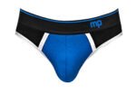 Retro Sport Panel Jock - S/ M - Black/ Blue - Image 2