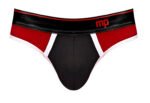 Retro Sport Panel Jock - S/ M - Black/ Red - Image 2