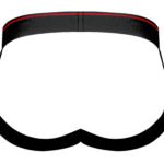 Retro Sport Panel Jock - S/ M - Black/ Red