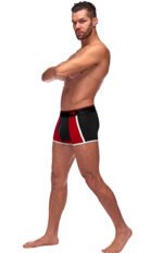Retro Sport Panel Short - Large - Black/ Red - Image 4