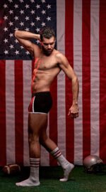 Retro Sport Panel Short - Large - Black/ Red - Image 7