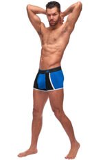 Retro Sport Panel Short - Medium - Blue/ Black - Image 4