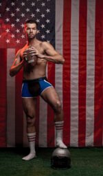 Retro Sport Panel Short - Medium - Blue/ Black - Image 7
