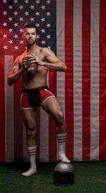Retro Sport Panel Short- X-Large - Black/ Red - Image 3