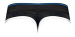 Retro Sport Panel Thong - S/ M - Black/ Blue - Image 4