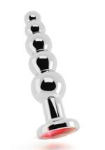 Rich R5 Silver Metal Plug - 4.9 Inch - Red Sapphire - Image 2