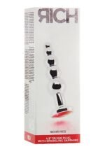 Rich R5 Silver Metal Plug - 4.9 Inch - Red Sapphire