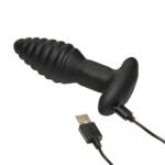 Rimmers Model-E Vibrating Rimming Anal Plug with Remote Control – Black - Image 5