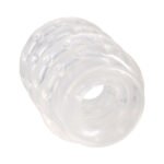 ROCK SOLID Ball Stretcher Multi-Ring System Clear – 4-Piece TPE Set - Image 2