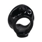 ROCK SOLID Offer It Black Cock Ring – TPE - Image 2