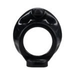 ROCK SOLID Offer It Black Cock Ring – TPE - Image 3