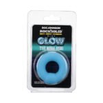 Rock Solid Sila-Flex Glow-in-the-Dark Mega Ring Blue