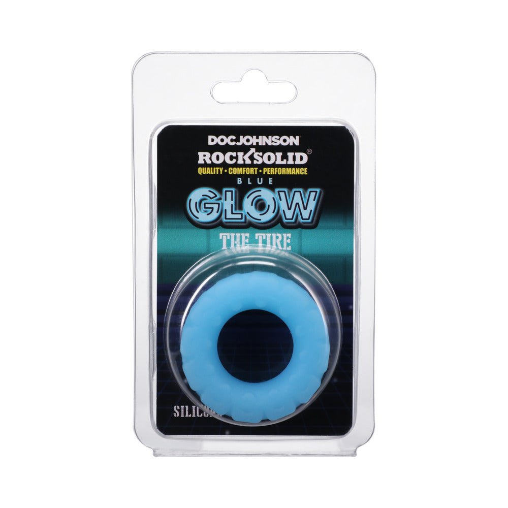 rock-solid-sila-flex-glow-in-the-dark-the-tire-c-ring-blue Rock Solid Sila-Flex Glow-in-the-Dark The Tire C-Ring Blue - Image 1