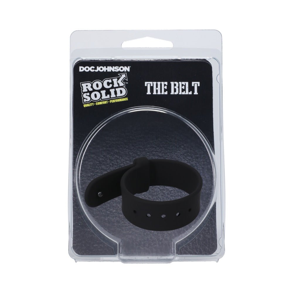 rock-solid-the-belt-adjustable-silicone-c-ring-black Rock Solid The Belt (Adjustable) Silicone C-Ring Black - Image 1