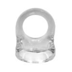 Rock Solid The Hoist Clear Cock Ring – TPE - Image 6