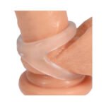 Rock Solid The Hoist Clear Cock Ring – TPE - Image 8