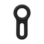 Rock Solid The Keyhole Silicone Cock Ring Black - Image 3