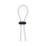 Rock Solid The Lasso/Bolo Double Lock Adjustable Cock Ring – Clear - Image 2