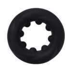 Rock Solid The Twist Silicone Cock Ring Black - Image 2