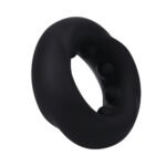 Rock Solid The Twist Silicone Cock Ring Black - Image 3