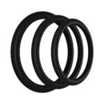 Rock Solid Tri-Pack Rubber Gasket (1.25in, 1.5in, 2in) Black - Image 3