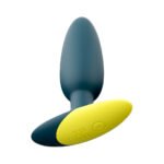 ROMP Bass Rechargeable Silicone Vibrating Anal Plug Dark Green - Image 3