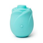 Romp Glow Rose Rechargeable Vibrator with Pleasure Air Technology – Teal - Image 2