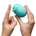 Romp Glow Rose Rechargeable Vibrator with Pleasure Air Technology – Teal - Image 9