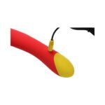 ROMP Hype Rechargeable Silicone G-Spot Vibrator Red - Image 9