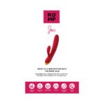 ROMP Jazz Rechargeable Silicone Rabbit Vibrator Berry - Image 8
