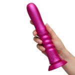 Romp Jiggle Thrusting Vibrator – Hot Pink, Rechargeable, IPX6 Splashproof - Image 4