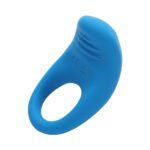 ROMP Juke Rechargeable Silicone Vibrating Penis Ring Light Blue - Image 9