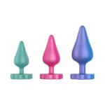 ROMP Luster 3-Piece Anal Plug Set – Body-Safe Silicone - Image 2