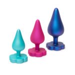 ROMP Luster 3-Piece Anal Plug Set – Body-Safe Silicone - Image 5