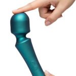 ROMP Presto Mini Wand Vibrator – Green, Rechargeable, IPX7 Waterproof - Image 9