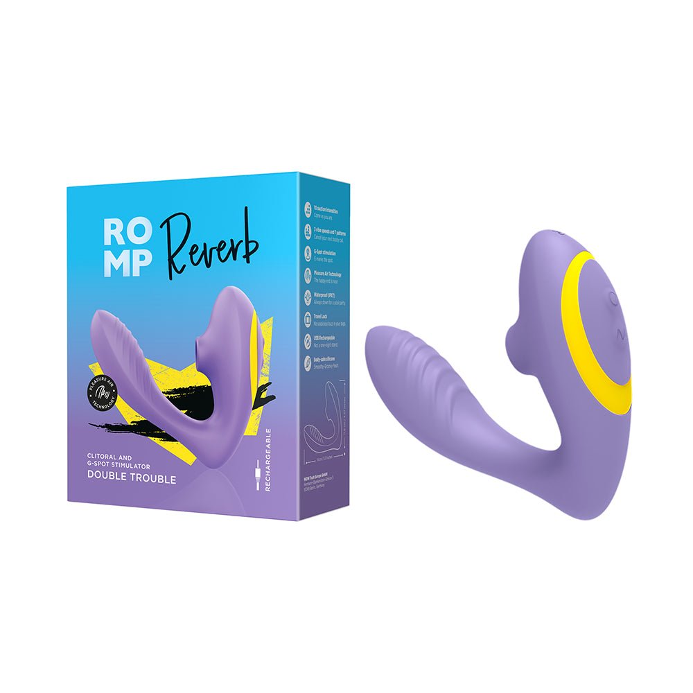 romp-reverb-rechargeable-silicone-clitoral-and-g-spot-stimulator-purple ROMP Reverb Rechargeable Silicone Clitoral and G-Spot Stimulator Purple - Image 1