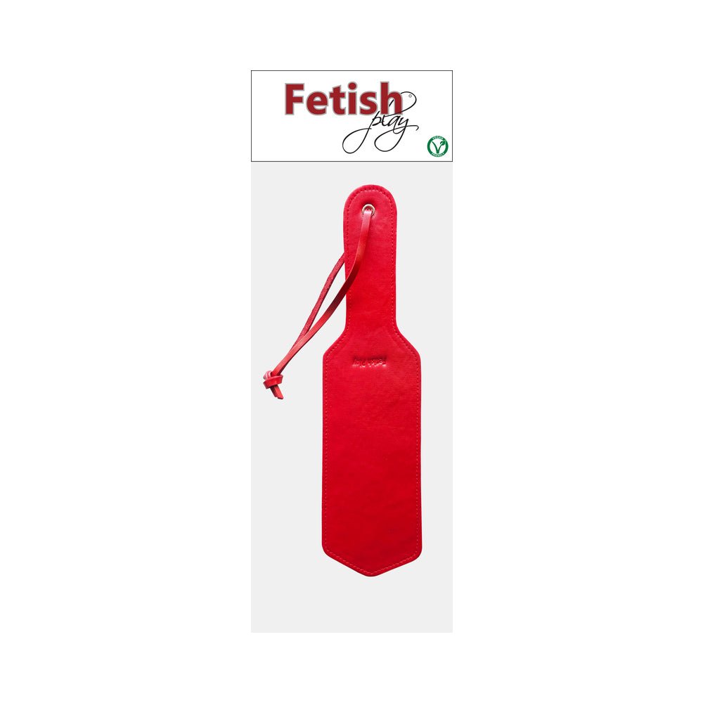 rouge-fetish-play-vegan-paddle-red Rouge Fetish Play Vegan Paddle Red - Image 1
