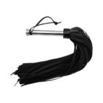 Rouge Leather Flogger with Steel Handle - Image 2