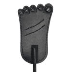 Rouge Leather Foot Riding Crop Black - Image 2