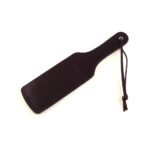 Rouge Leather Paddle with Padded Heart Black/Red - Image 2