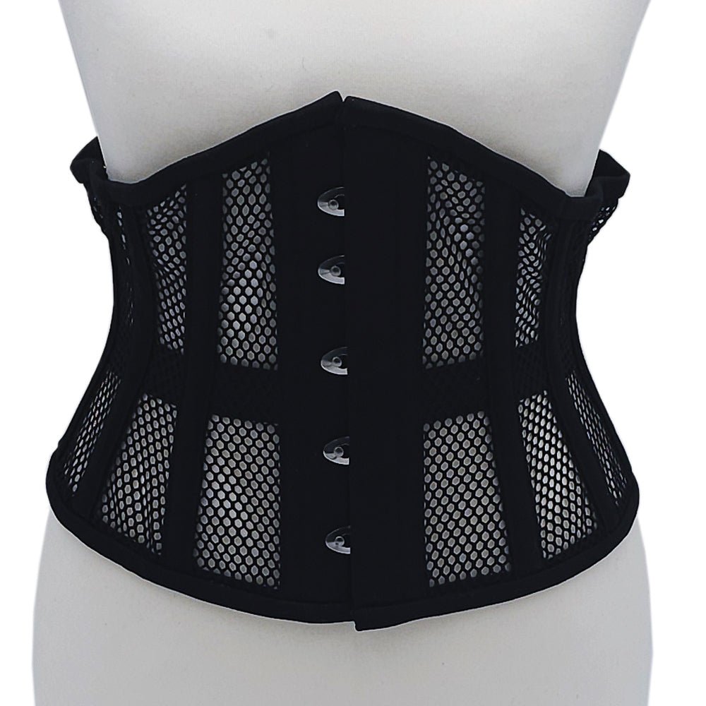 rouge-mesh-corset-black-sm Rouge Mesh Corset Black S/M - Image 1