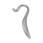 Rouge Stainless Steel Hollow Curved Wand In Case