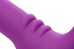 Royal Revolver Vibrating Strapless Strap- on Dildo - Purple - Image 4