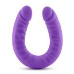 Ruse - 18 Inch Silicone Slim Double Dong - Purple - Image 4