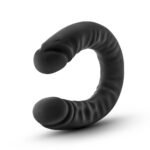 Ruse - Silicone Double Headed Dildo - 18 Inch - Black - Image 3