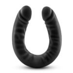 Ruse - Silicone Double Headed Dildo - 18 Inch - Black - Image 4