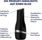 Satisfyer Men Classic Silver Masturbator - Image 5