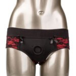 Scandal Crotchless Pegging Panty Set - S/m - Image 2