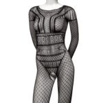 Scandal Full Length Lace Body Suit - One Size -  Black - Image 4